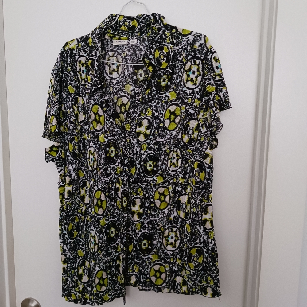 Cato 18/20 ribbed button down